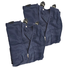 背心式身體固定衣 輪椅專用保護束帶-藏青色-4XL, ZHTW2043, 2件