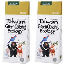 daebete 茶米茶 自然生態 綠烏龍茶包, 3g, 15包, 2盒