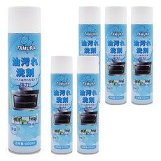 TAMURA 廚房油汙泡沫清潔劑 檸檬清香 強力去油 不傷器具, 650ml, 6瓶