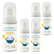 Luveta 樂唯他 兒童專用含氟泡沫牙膏 優格多多口味, 50ml, 泡沫細緻, 台灣製造, 專為6個月以上兒童設計配方, 5瓶