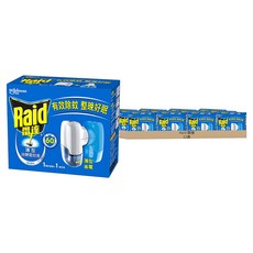 Raid 雷達 薄型液體電蚊香器 無味 (組裝) 41ml, 12盒