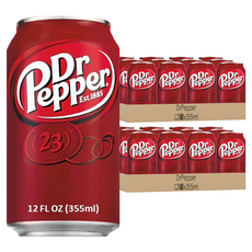 DrPepper 經典原味可樂 全美最暢銷碳酸飲料 歡樂場合必備 獨特口感, 355ml, 24罐