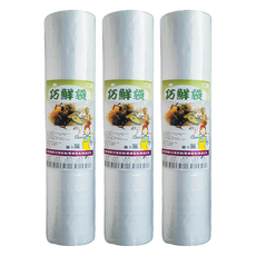 巧用 捲筒加厚型巧鮮袋 5斤 58 x 40cm 衛生保鮮袋 (3捲/組), 特大(XL)以上, 55張