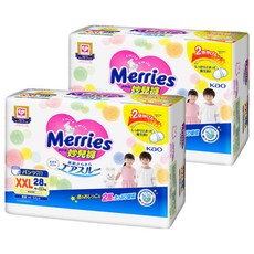 Merries 妙而舒 紙尿褲 褲型 15~28kg, XXL, 56片