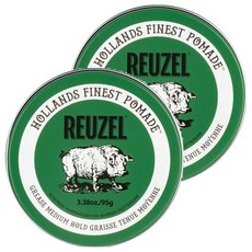 REUZEL 綠豬中強髮油, 2個, 95g