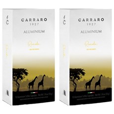 CARRARO 盧安達 RWANDA 咖啡膠囊 適用Nespresso Original 膠囊咖啡機, 5.5g, 10入, 2個