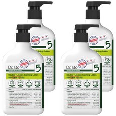 Dr.Ato 雙倍亞麻油酸舒緩保濕乳, 267ml, 敏感肌膚適用, 4瓶