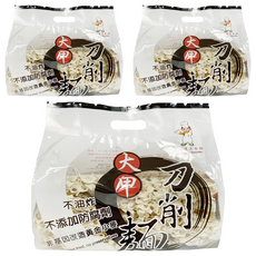 大甲佳旭 刀削麵, 不油炸, 不添加防腐劑, 600g, 3包