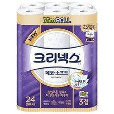 Kleenex Deco&Soft 3層捲筒衛生紙, 35m, 24捲, 1袋
