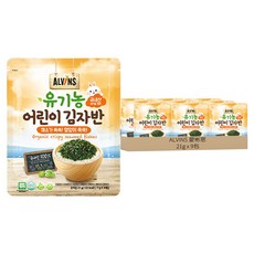 Alvins 愛彬思 海苔酥, 蔬菜口味, 21g, 9包