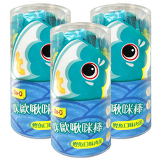 Me-O 咪歐 啾咪棒肉泥, 鮪魚口味, 條狀包裝設計, 補充貓咪水份, 鰹魚口味, 540g, 3罐