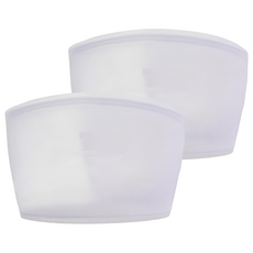 SiliPot 矽膠夾鏈袋, 850ml, 中(M), 1個, 2個