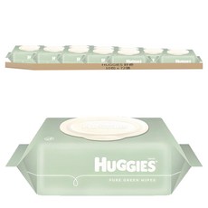 HUGGIES 好奇 Nature Care Plus+ 掀蓋式 寶寶濕巾, 72張, 10包