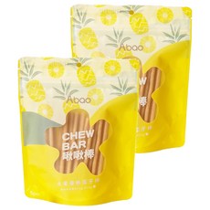 Abao 阿寶 水果優格啾啾棒 5個, 鳳梨, 2袋