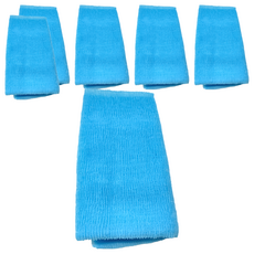 KAI 貝印 浴洗巾 一般 041LA0503 100 x 30cm, 藍色, 6條, 1條