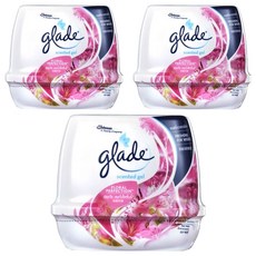 滿庭香 Glade 除臭清香凝膠 完美花香 濃度可自行調整, 180g, 3罐