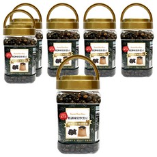 臻御行 輕調味焙炒黑豆 酥脆口感 健康零食 罐裝方便攜帶, 320g, 6罐