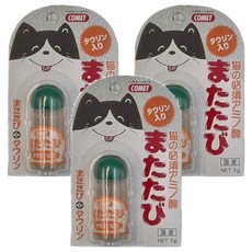 COMET 可美多 貓咪必備胺基酸, 木天蓼/牛磺酸, 3g, 3瓶