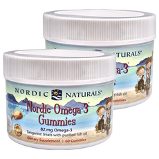 Nordic Naturals 甜橘QQ軟糖 NN01, 60顆, 180g, 2罐