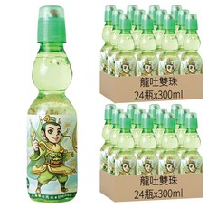 大翔 龍吐 雙珠彈珠汽水 寶特瓶, 300ml, 48瓶