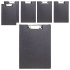 deLi 得力 直式丹麥夾 A4, 黑色, 6個