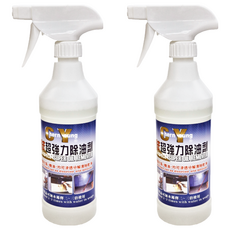 辰揚 超強力除油劑, 可加水稀釋2-3倍使用, 500g, 2瓶