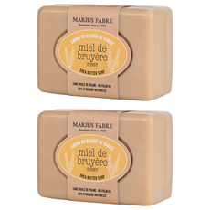 MARIUS FABRE 法鉑馬賽肥皂 蜂蜜乳油木草本皂, 2個, 100g