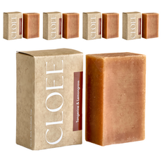 CLOEE 潔顏沐浴 2in1好好皂 柑橘 檸檬草臉部身體皂 - Tangerine & Lemongrass, 103g, 5個