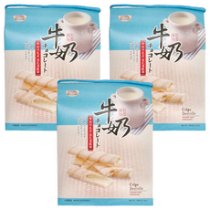 ROYAL FAMILY 皇族 手提法式薄脆餅, 台灣牛奶巧克力口味, 180g, 3盒