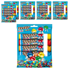 m&m's 迷你巧克力, 彩色糖果外衣, 牛奶巧克力, 香脆花生米, 153g, 6袋