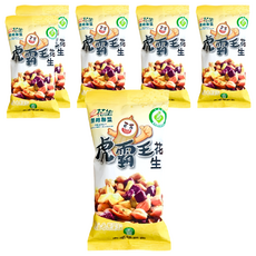 虎尾鎮農會 虎霸王花生 奶油香蔥薯叔, 70g, 6包