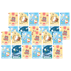 Morning Glory 國小1-2年級 無標題 17行 A規格 6本混合套組, 籃球貓、狗狗格列佛、狗狗足球、棉花小飛俠、隨機出貨(2p), 4組