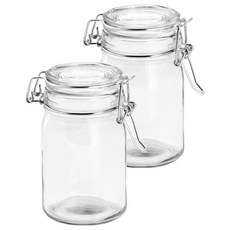 德國 VEGA Ailen扣式玻璃密封罐 300ml, 單件, 2個