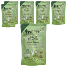 PiPPER STANDARD 沛柏 鳳梨酵素去漬劑補充包 (檸檬草), 強效天然, 可生物分解, 325ml, 6包
