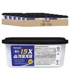 Tamsaa 1.5倍速效除濕劑, 320g, 12個