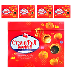 【義美】小泡芙禮盒, 單件, 5盒