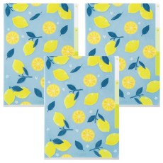 日本 MIDORI 3層資料夾 A5, 檸檬, 3個