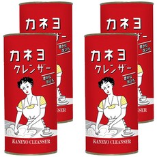 Kaneyo 廚房鍋具發泡清潔粉 400g 輕鬆去除油污 安全溫和不傷鍋具, 4罐
