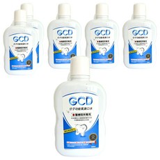 元琪 GCD分子功能氧漱口水, 6個, 530ml