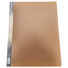 金屬色系資料簿 60入 A4, 黃色, 1本