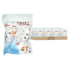 收納王妃 迪士尼壓縮洗臉巾 花花仙杜瑞拉 200 x 200mm, 30個, 18包