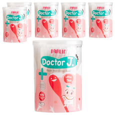 FARLIN 紙軸棉花棒 天然柔軟棉材 極細設計, 190支, 6盒