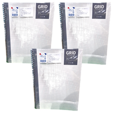 morning glory 5000 PP線圈筆記 A4, 顏色隨機, 3本