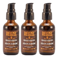 REUZEL 鬍鬚毛髮滋養賦活精華 50g 男士鬍鬚護理 滋養柔順 檀香, 3瓶