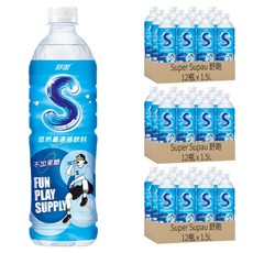 Super Supau 舒跑 S健康補給飲料, 1.5L, 36瓶