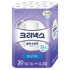 Kleenex 舒潔 三層棉柔捲筒衛生紙, 27m, 30捲, 1袋