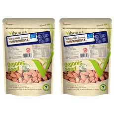 Vilson 米森 有機加州甜杏仁 輕烘培, 2包, 150g