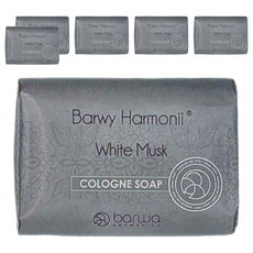 barwa COSMETICS 白麝香 古龍香氛皂, 190g, 6個