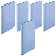 PLUS 普樂士 背幅伸縮檔案夾, 藍色, 6個