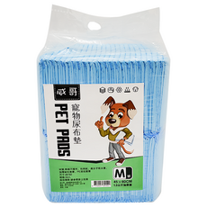 VIGO 威哥 寵物尿布墊 M號 1.5公斤加厚版, 60 x 45cm, 50片, 1包